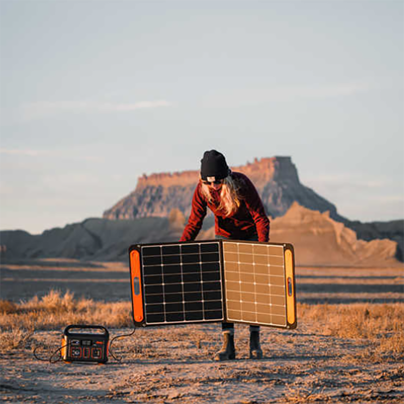 Jackery Explorer 500W + Saga100W Solar Panel